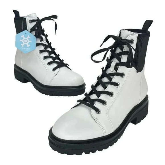 Kenneth Cole New York Rhode Lite Lace Up Leather Womens Ankle Boots - Picture 8 of 11